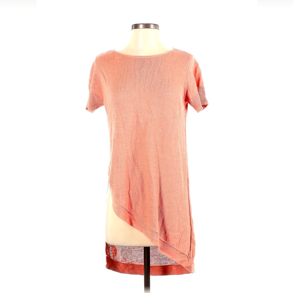 Eileen Fisher asymmetrical linen top